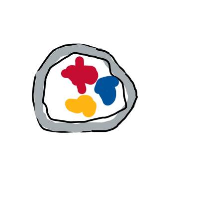 a fan drawing